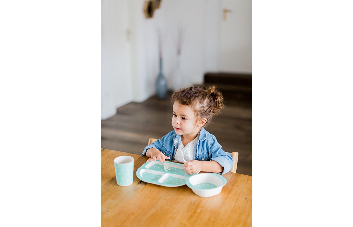 set pappa piatto kindsgut mint