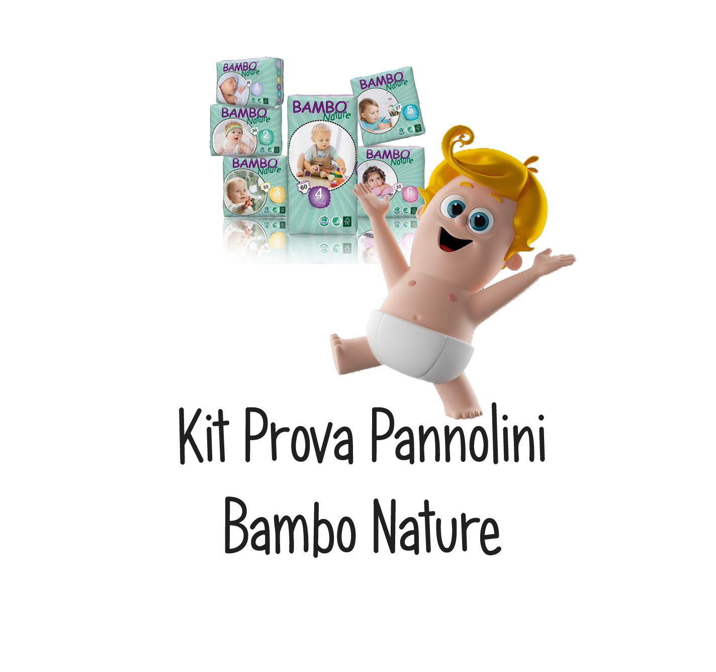 kit prova pannolini bambo nature