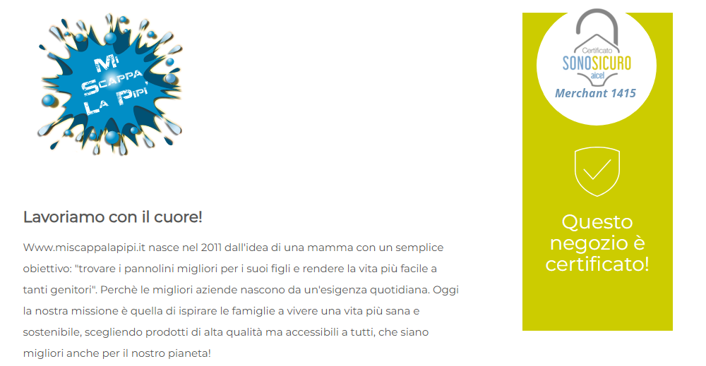 sono sicuro certificato